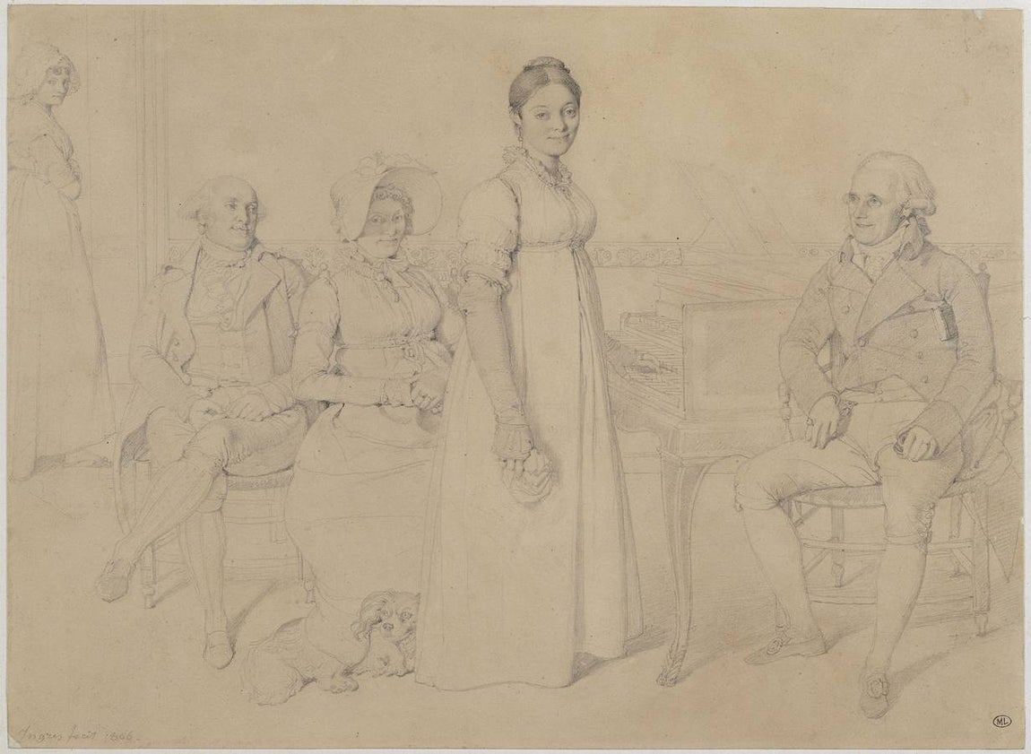«La familia Forestier», de Ingres. 
