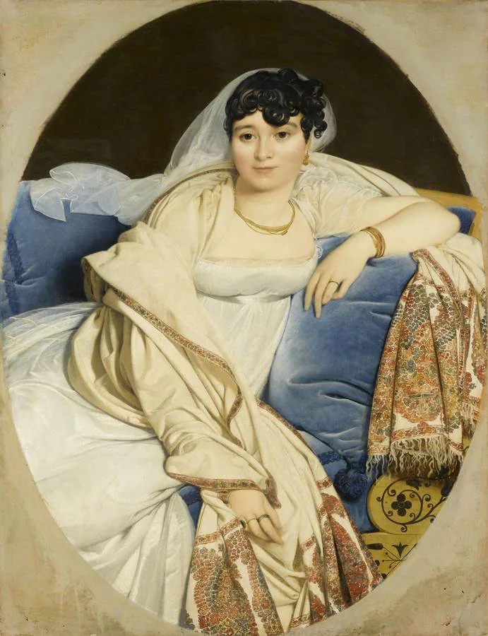 «Retrato de la señora Rivière», de Ingres (1805). 