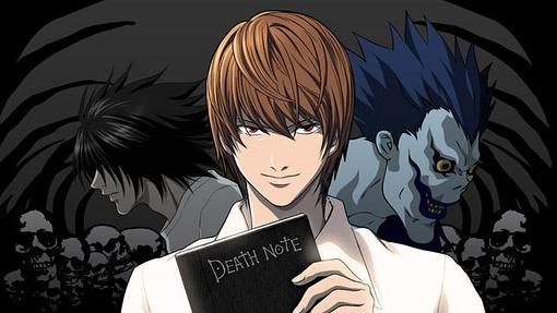 Los protagonistas de «Death Note»