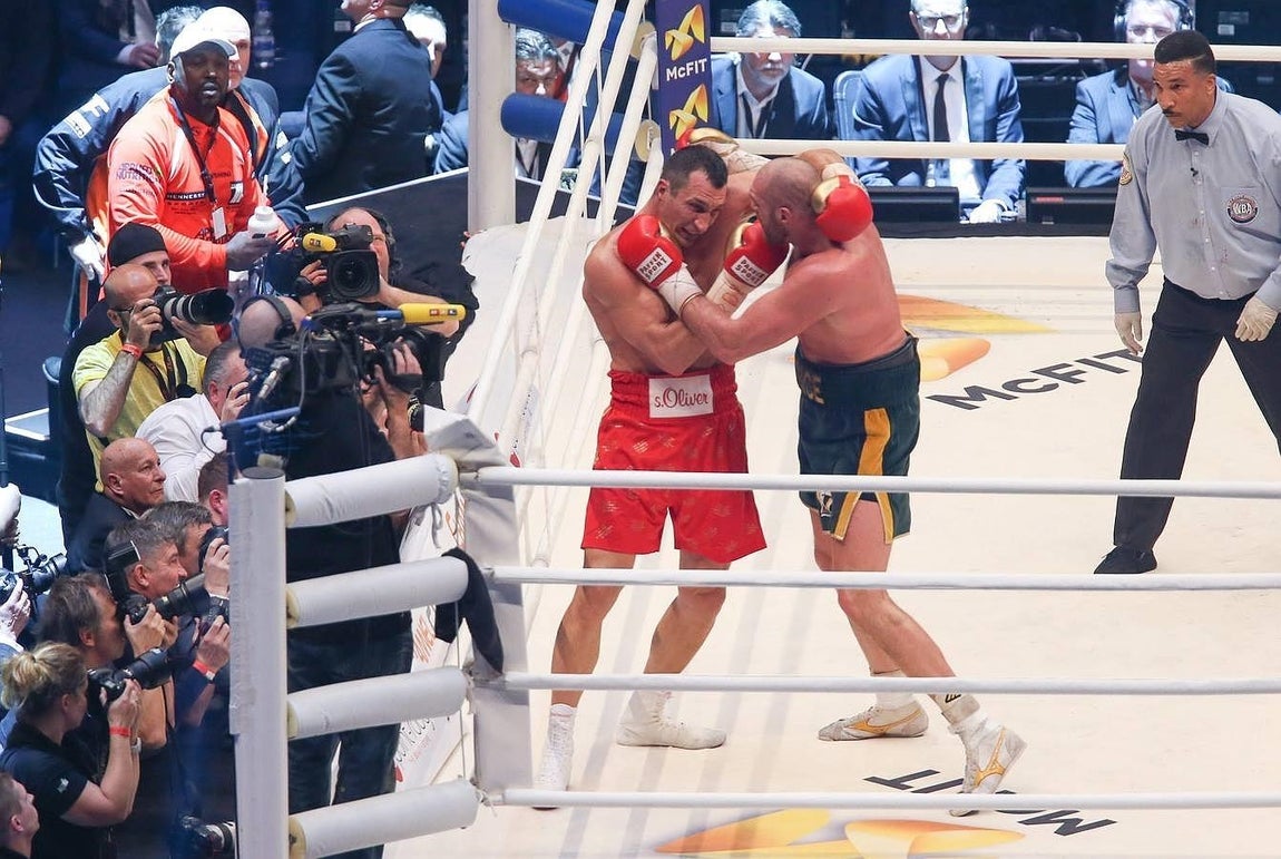 El combate Fury-Klitschko, en imágenes