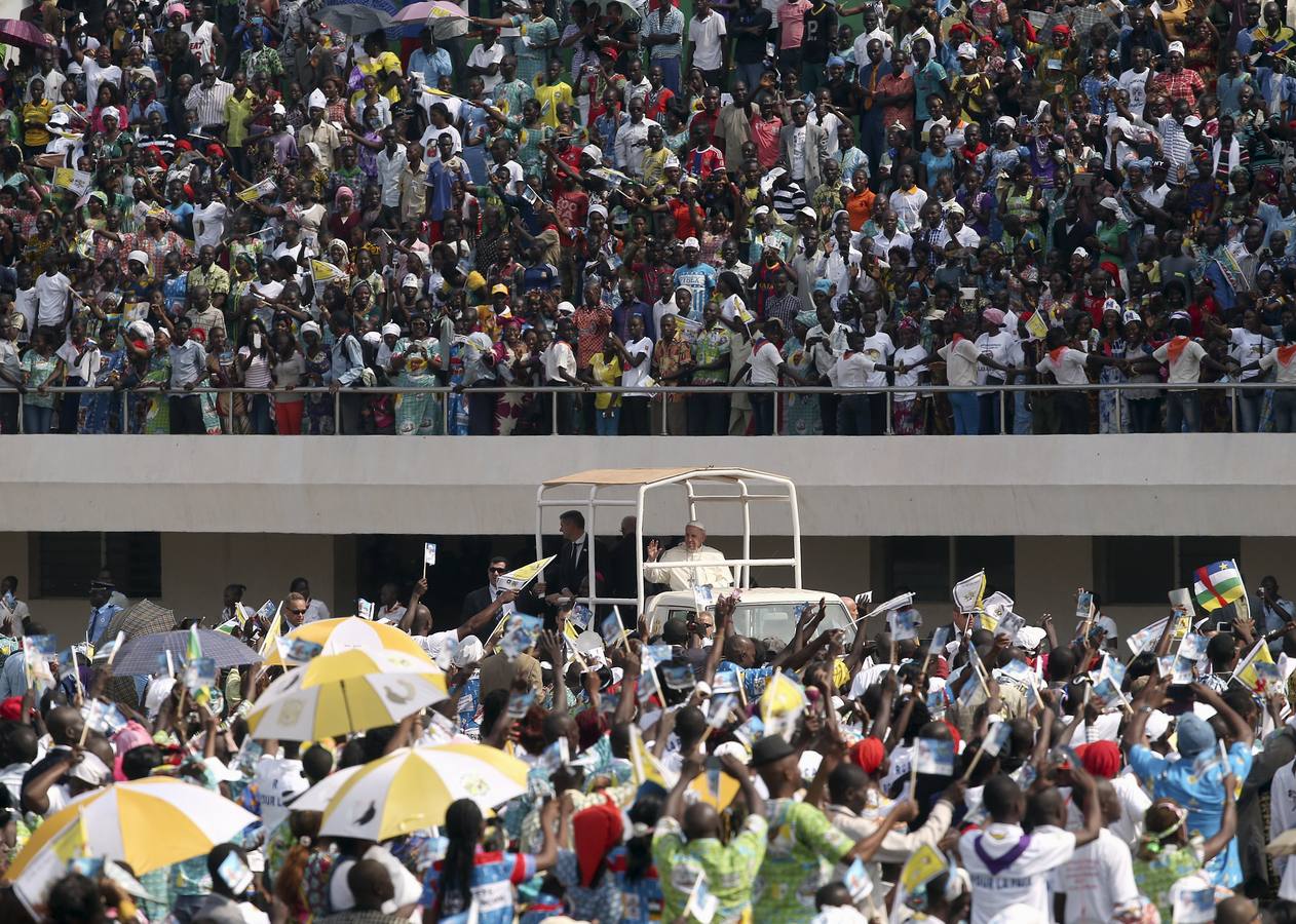 Último día del Papa en la República Centroafricana, en imágenes