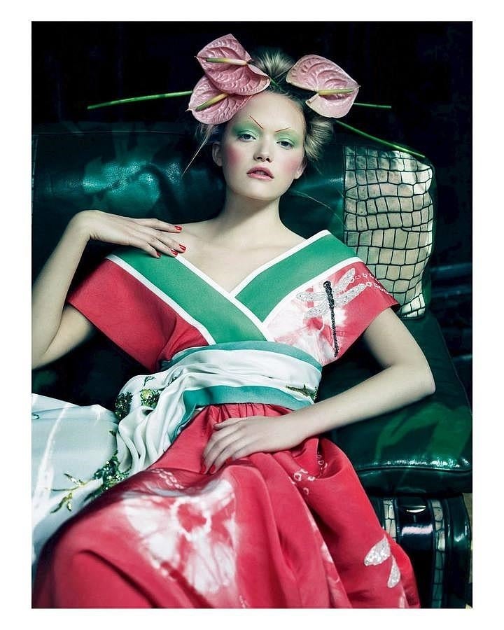 2008. Patrick Demarchelier en Shanghai, China.. 