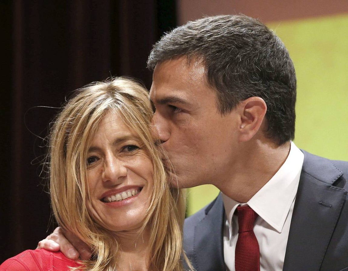 Pedro Sánchez y Begoña Gómez
