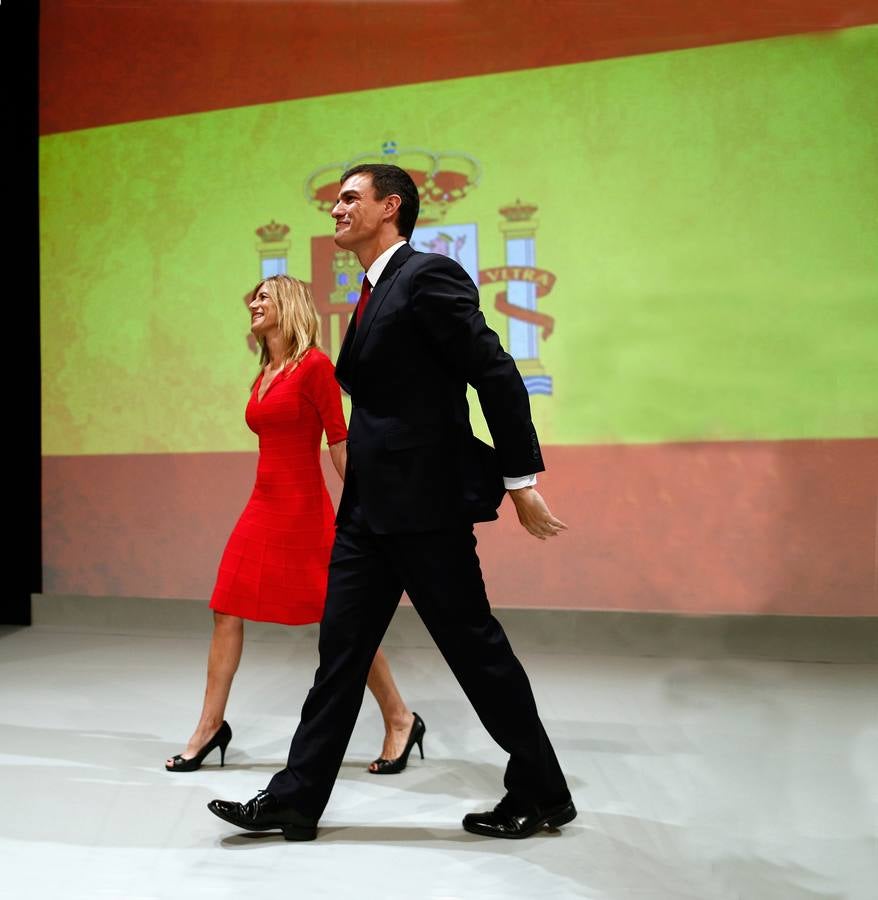 Acto de presentación de Pedro Sánchez como candidato a la presidencia del Gobierno