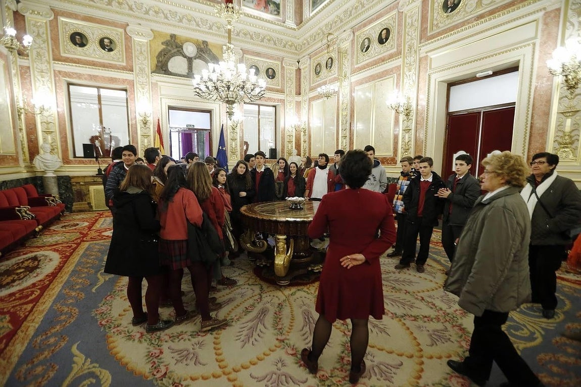 Visitas guiadas al Congreso, también para colegios y grupos. 