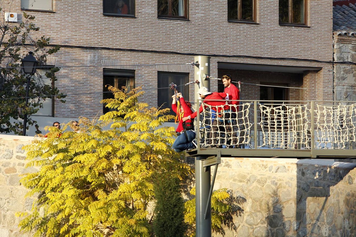 El momento justo del salto. 