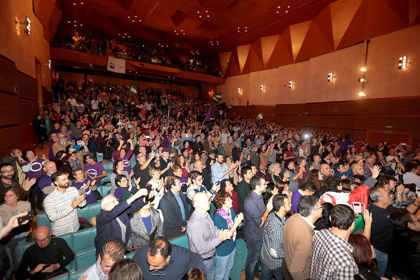 Mitin de Podemos en el Palacio de Congresos de Cádiz