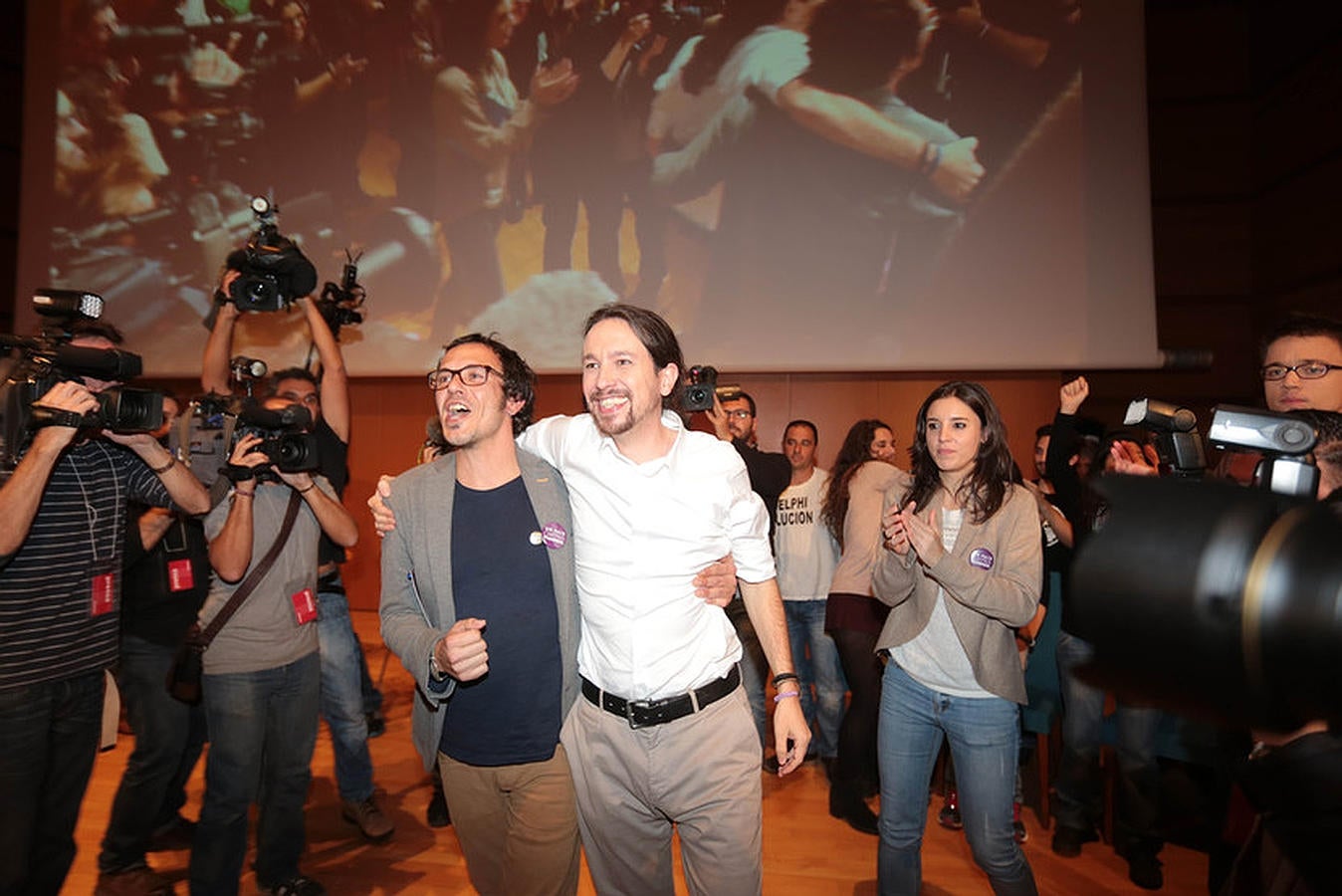 Mitin de Podemos en el Palacio de Congresos de Cádiz