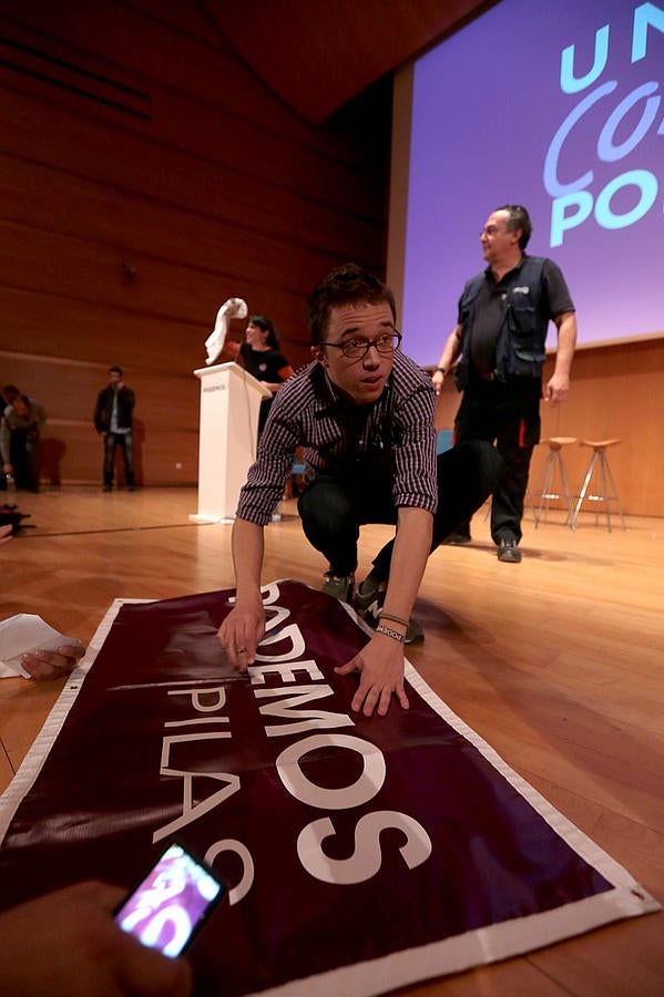 Mitin de Podemos en el Palacio de Congresos de Cádiz