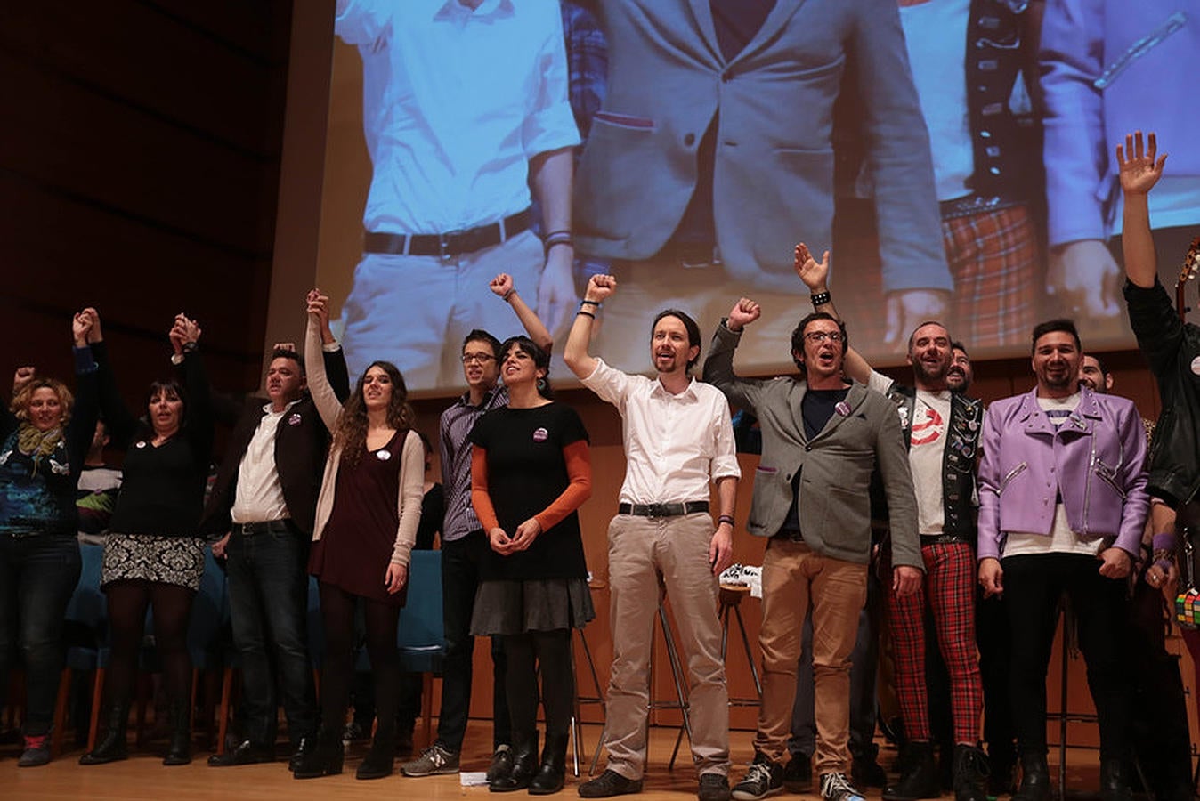 Mitin de Podemos en el Palacio de Congresos de Cádiz