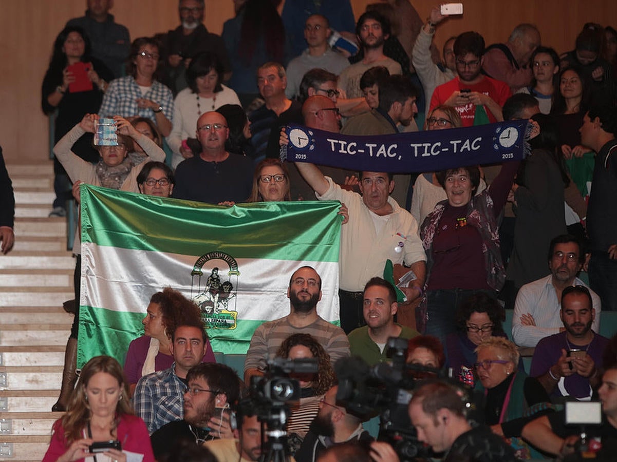 Mitin de Podemos en el Palacio de Congresos de Cádiz