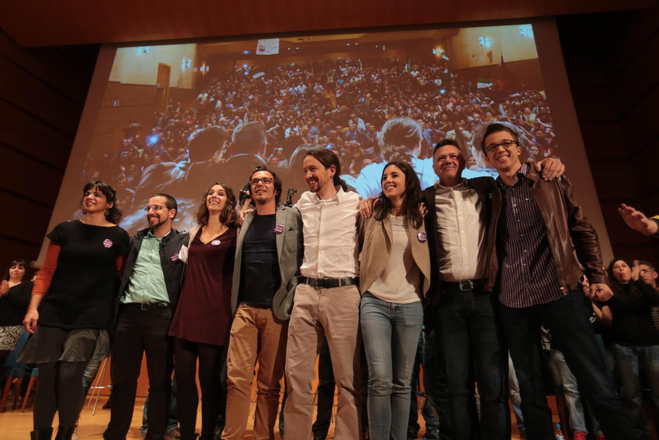 Mitin de Podemos en el Palacio de Congresos de Cádiz