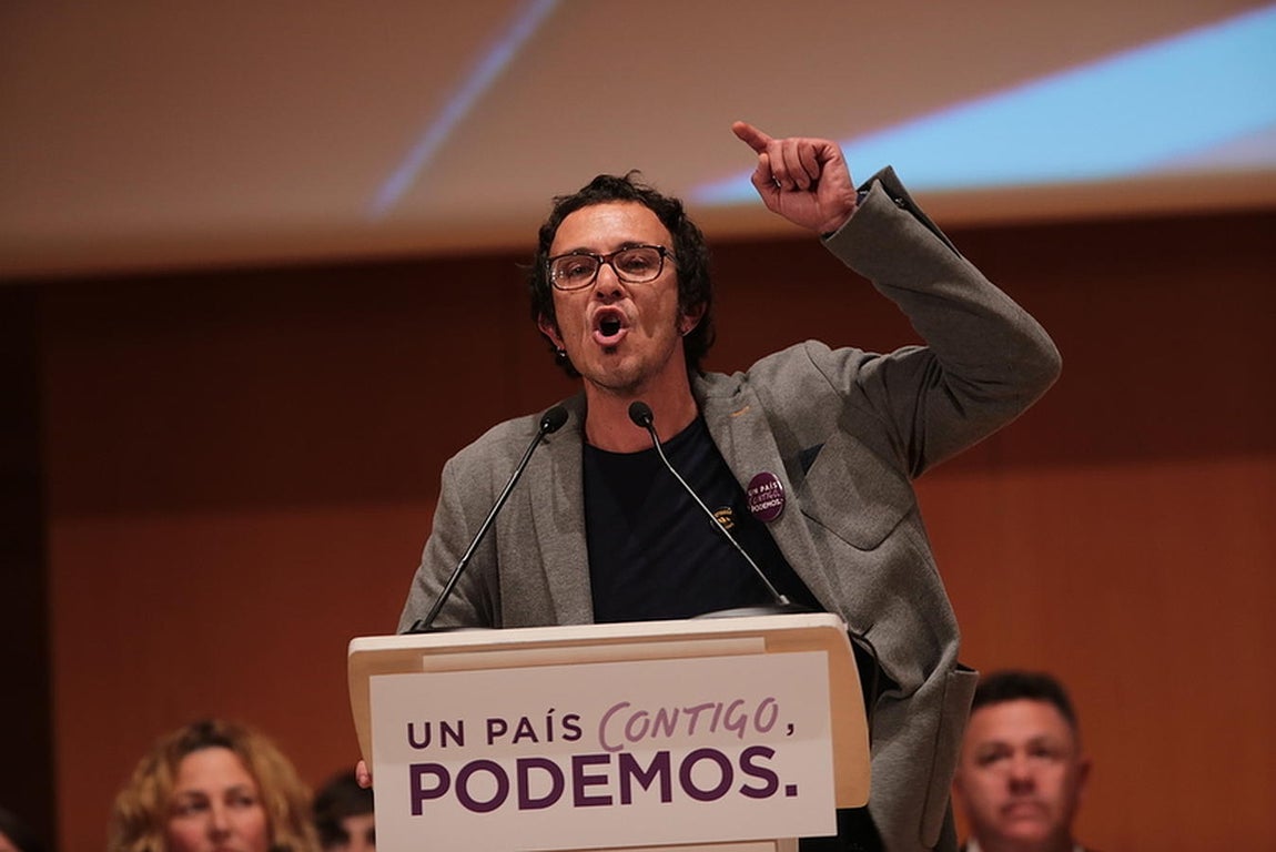 Mitin de Podemos en el Palacio de Congresos de Cádiz