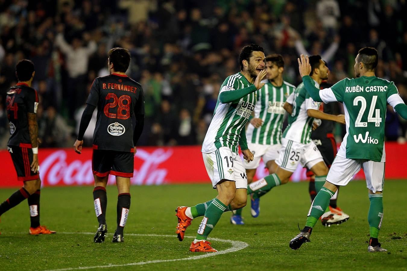 El empate del Betis-Celta, en imágenes