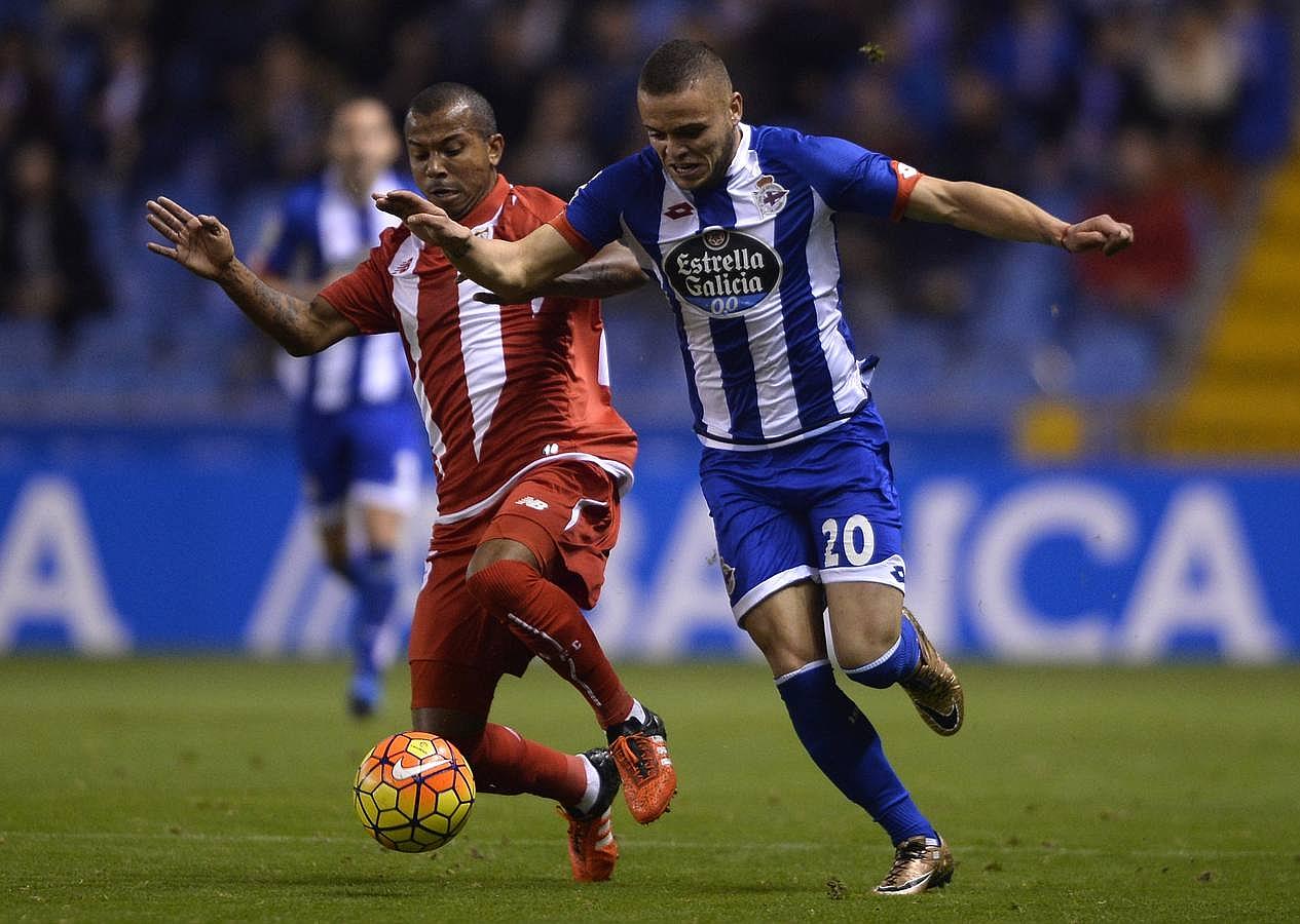 El empate del Sevilla ante el Deportivo, en imágenes