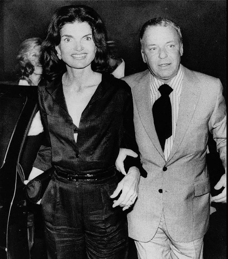 Con Jacqueline Kennedy Onassis. 