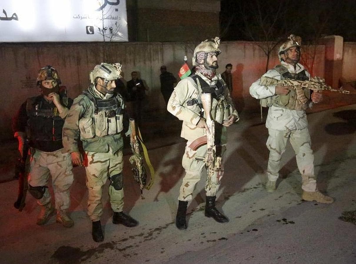 Las imágenes del atentado a la embajada española en Afganistán