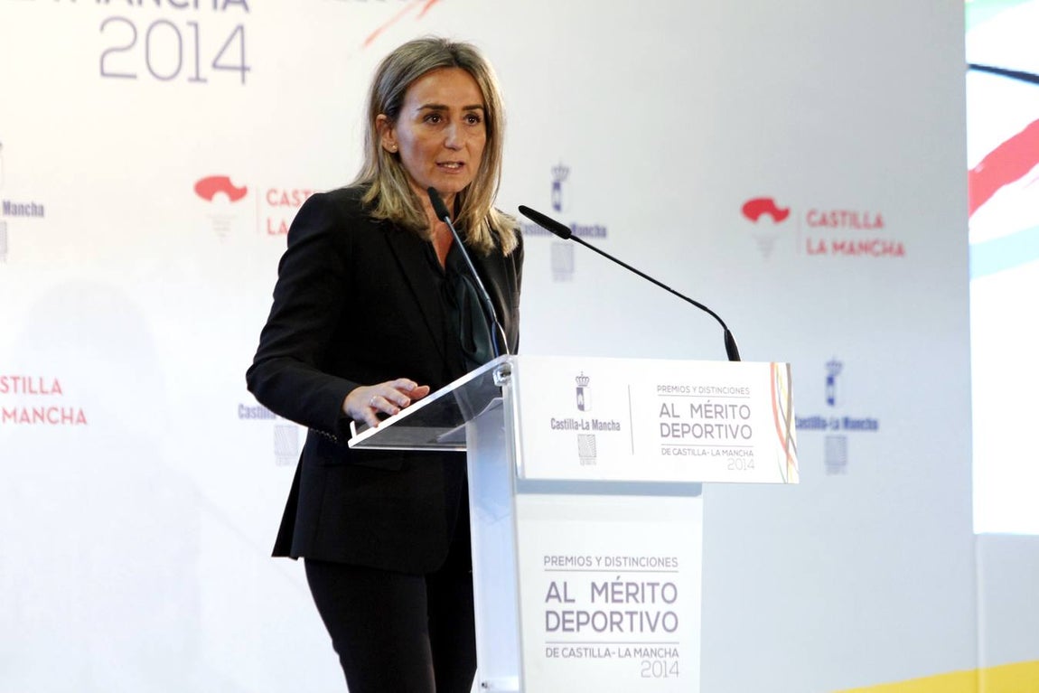 Milagros Tolón durante su intervención. 