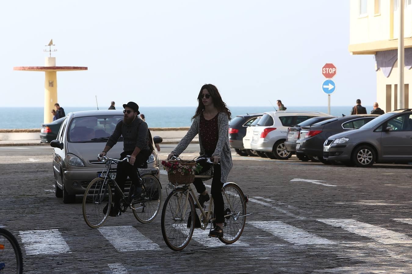 Manifestación de bicicletas en San Juan de Dios