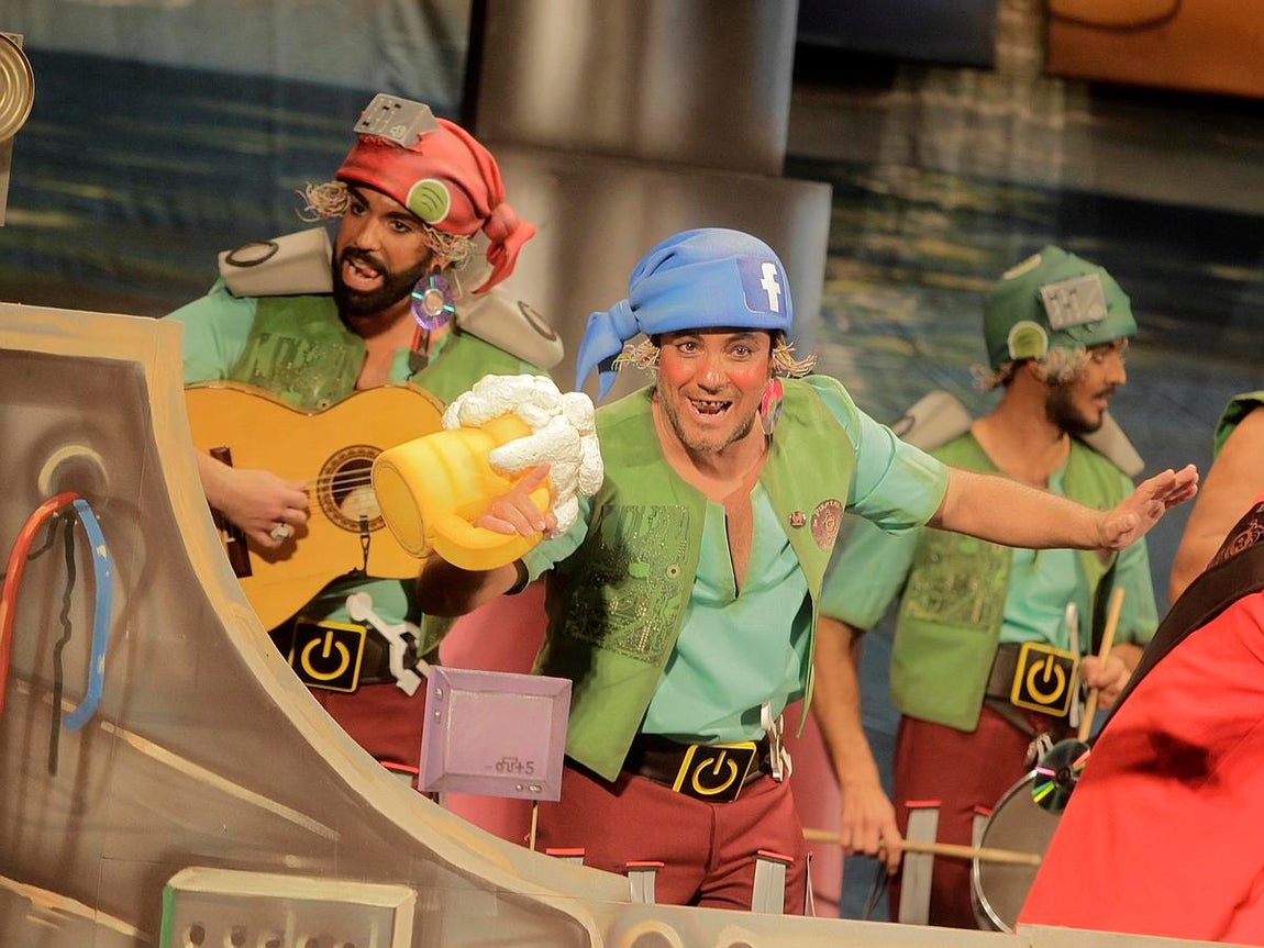 Chirigota Los piratas informáticos. Carnaval de Cádiz