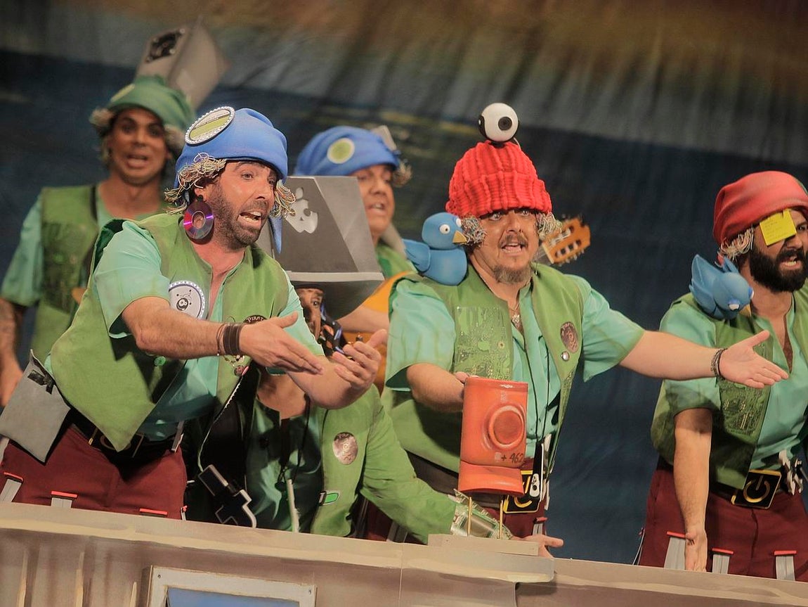 Chirigota Los piratas informáticos. Carnaval de Cádiz