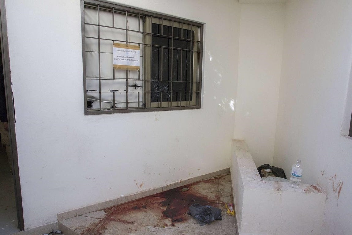 Una de las ventanas de la casa. 