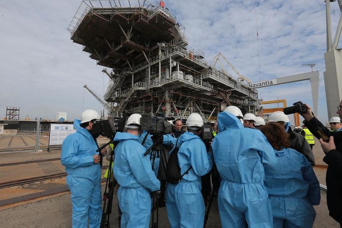 Antonio Sanz visita Navantia