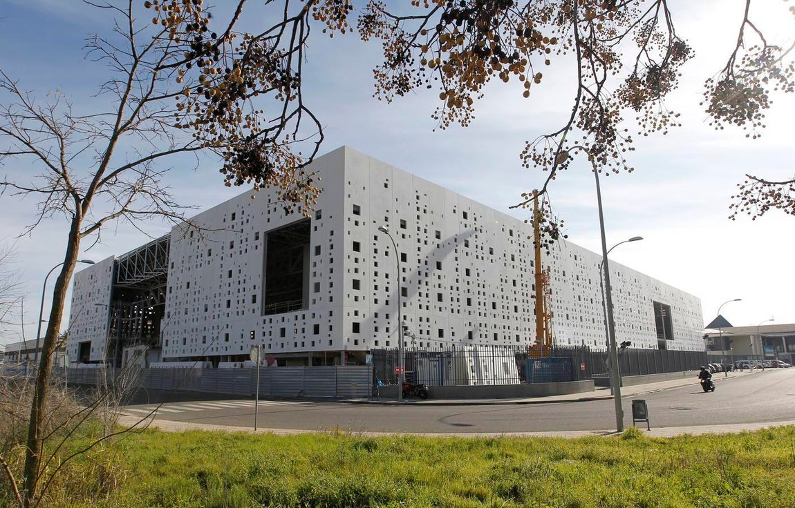 Obras del Centro de Exposiciones Ferias y Convenciones (CEFC) del Parque Joyero