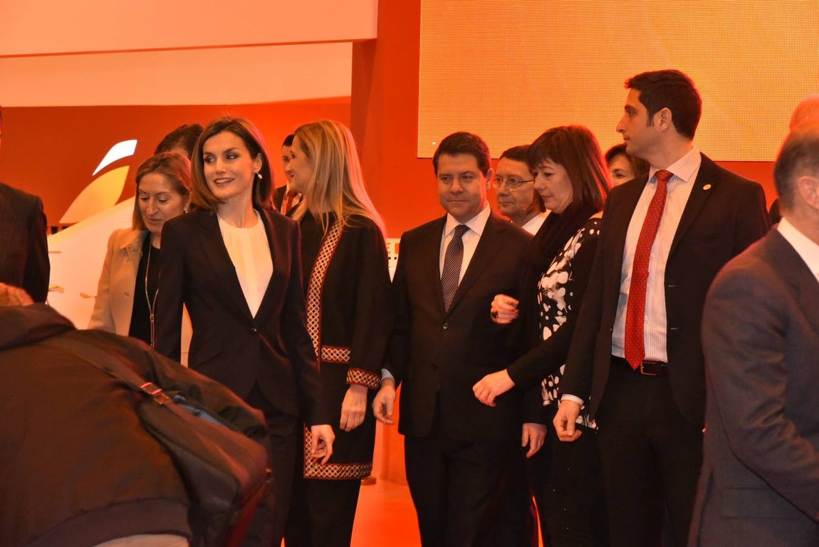 La Reina Letizia, en la inauguración de Fitur. 