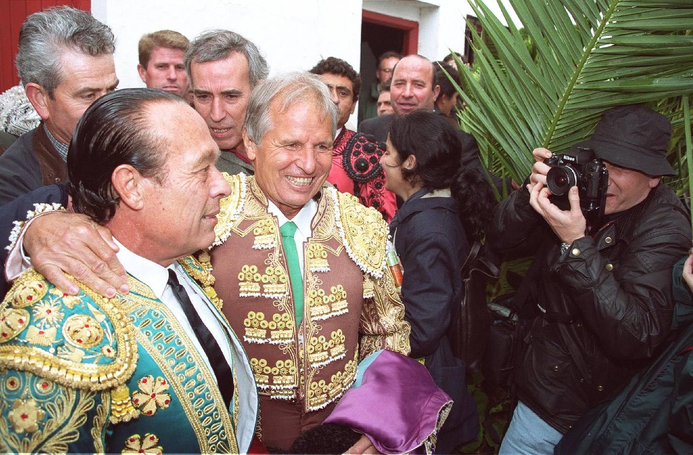 El Cordobés, con Curro Romero. 