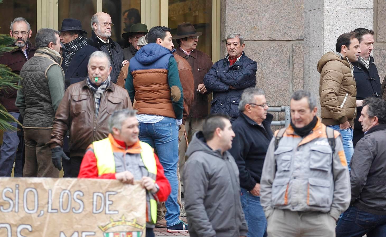 Protesta de los aficionados taurinos para que la «fiesta» recupere la subvención. 