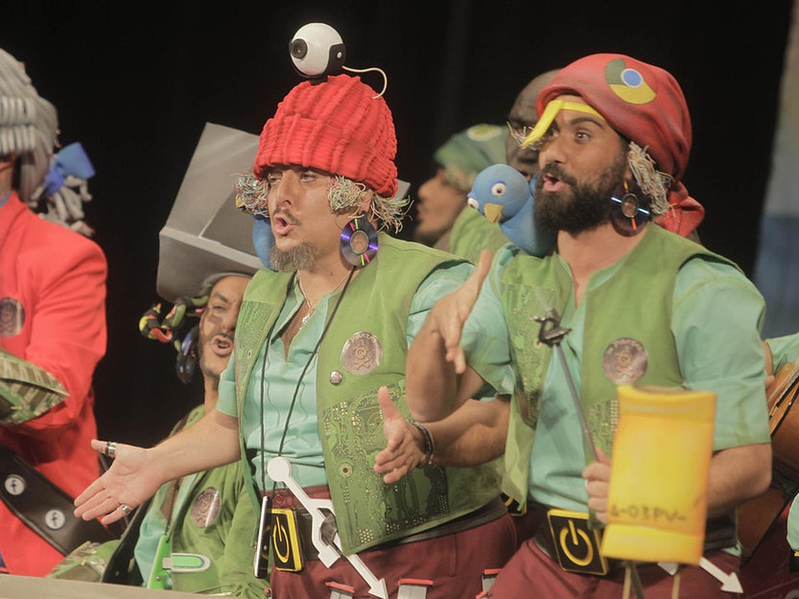 Chirigota Los piratas informáticos. Carnaval de Cádiz
