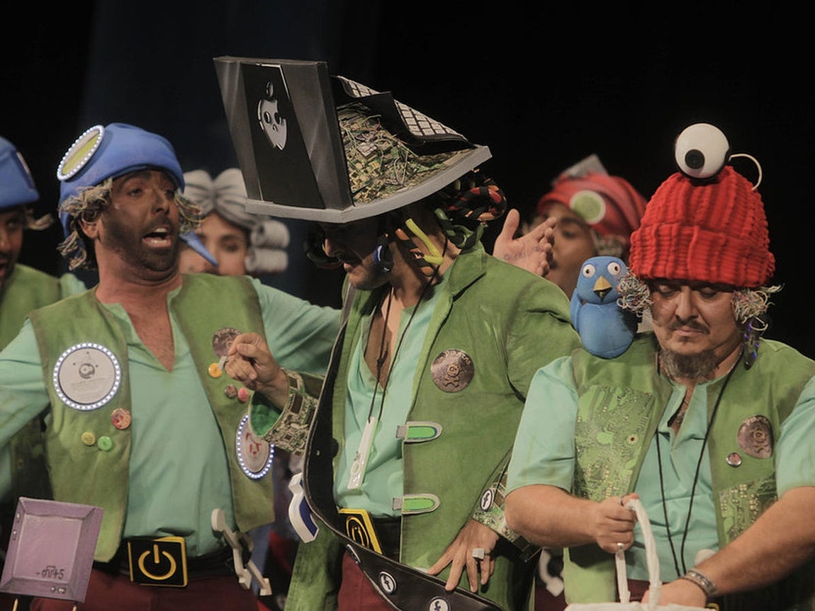 Chirigota Los piratas informáticos. Carnaval de Cádiz