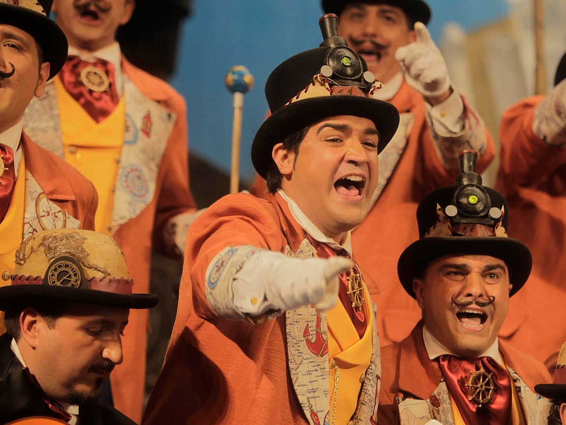 Coro La vuelta a Cádiz en 80 mundos. Carnaval de Cádiz