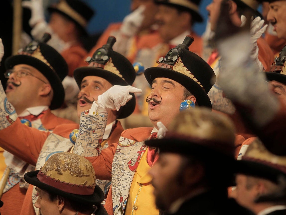 Coro La vuelta a Cádiz en 80 mundos. Carnaval de Cádiz