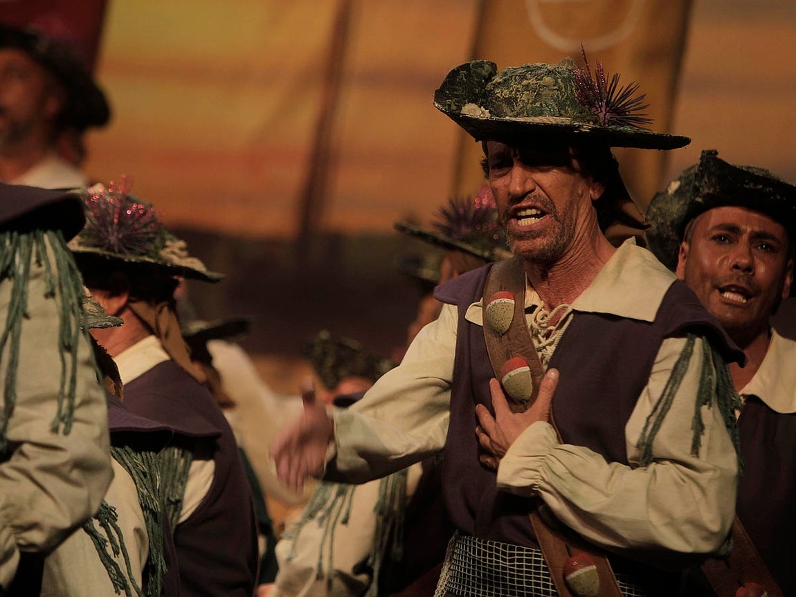 Coro Capitanes del sur. Carnaval de Cádiz 2016