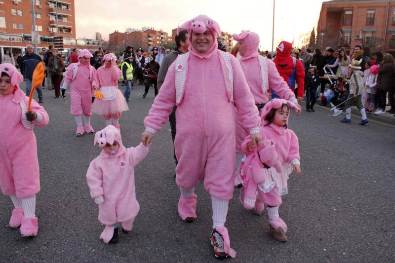 Los niños, protagonistas del Carnaval en los barrios de Toledo