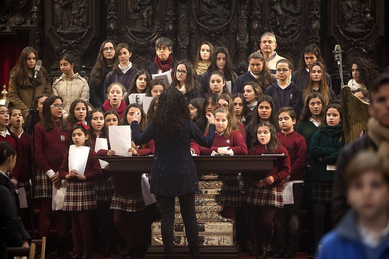 Marcha de Escuelas Católicas a la Catedral