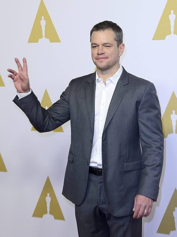 Matt Damon está nominado a mejor actor principal por su papel en la película «The Martian»