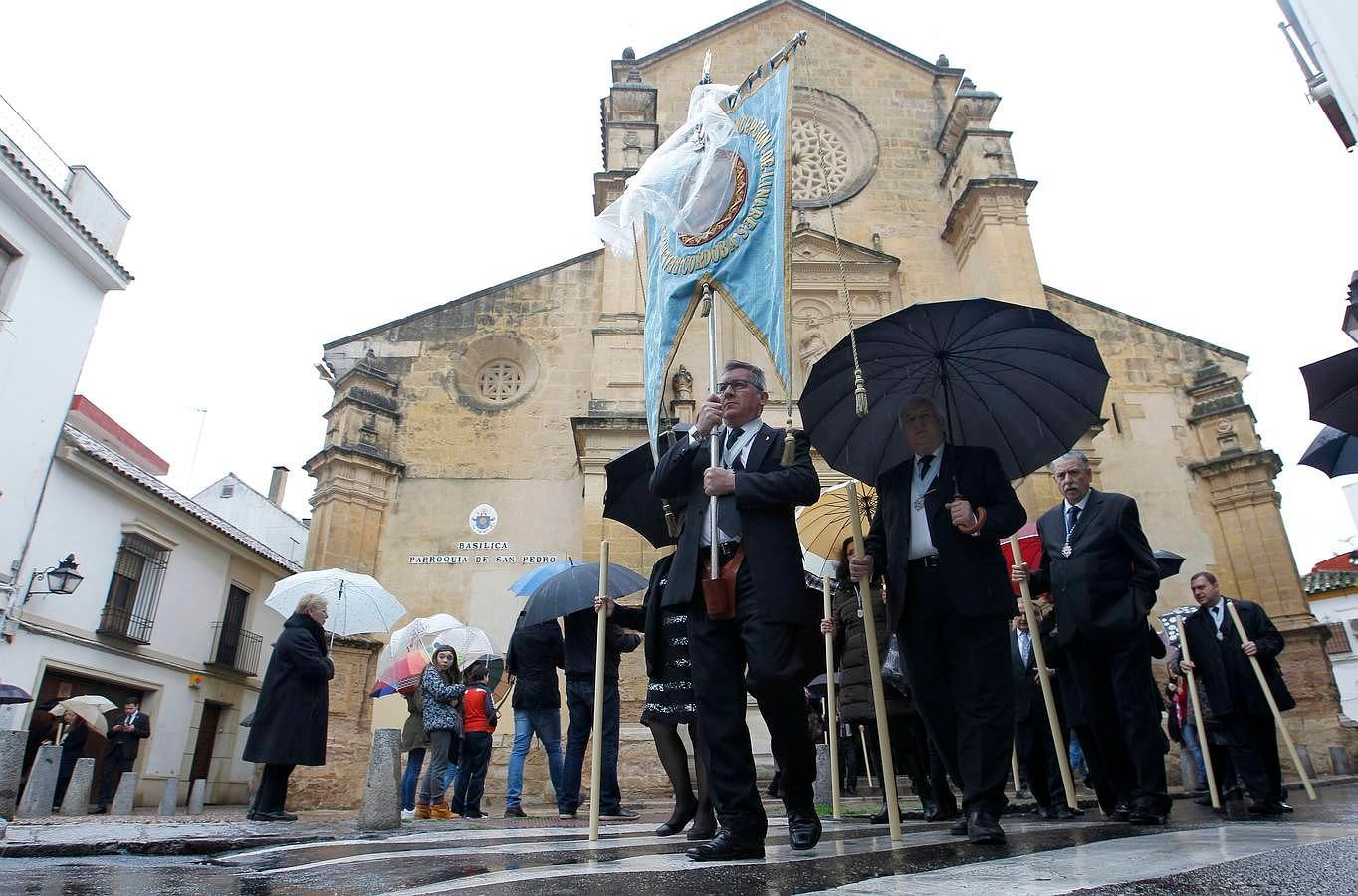 El Vía Crucis de la Agrupación de Cofradías, en imágenes