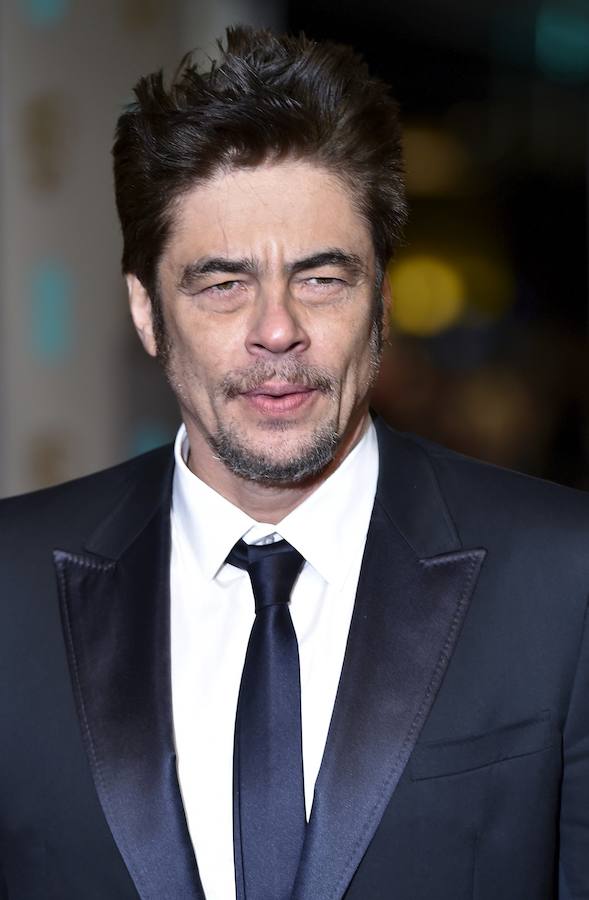 Benicio del Toro, en la alfombra roja de los premios Bafta