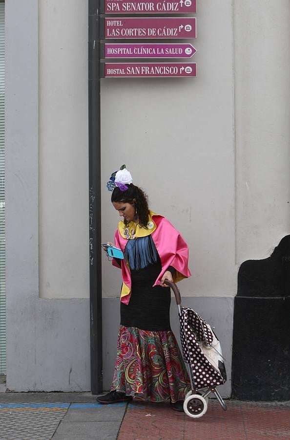 Ambiente del Domingo de Piñata de Cádiz