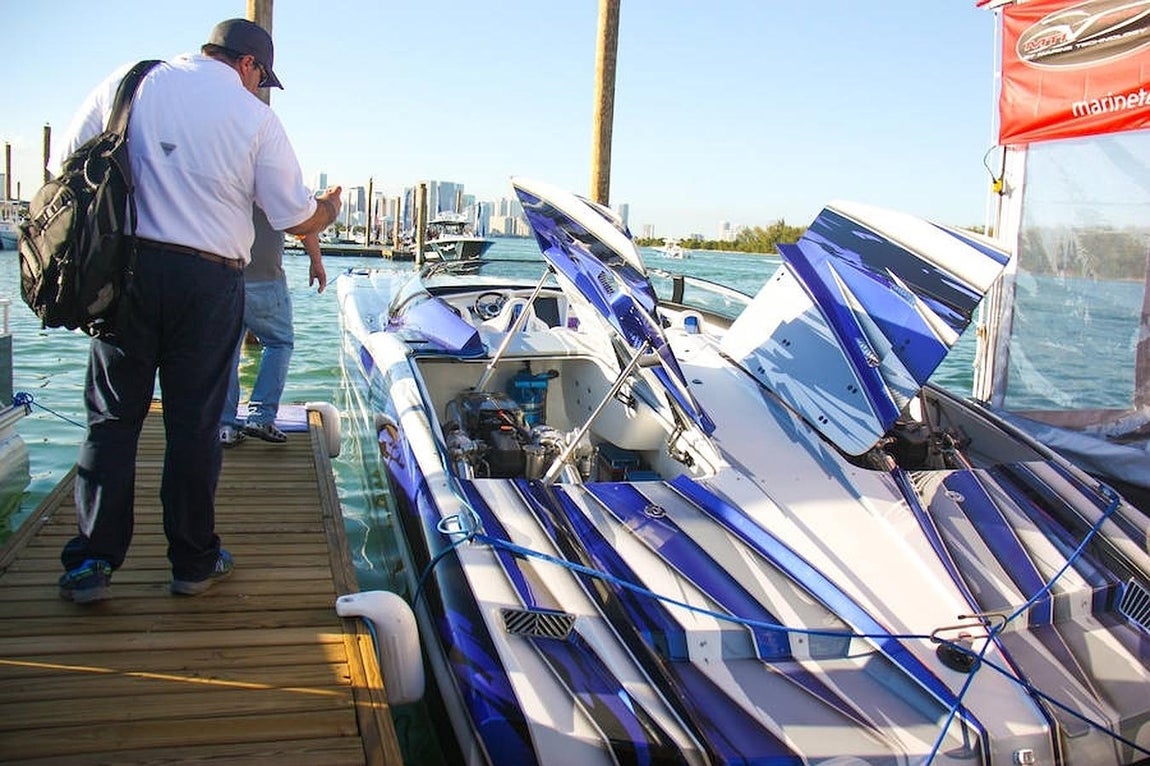 Miami Boat Show. 
