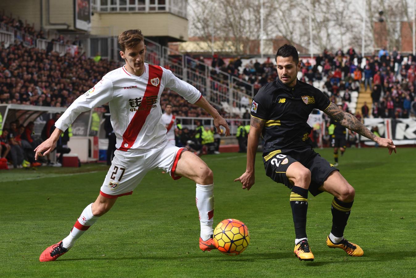 El empate del Rayo Vallecano y el Sevilla FC, en imágenes (2-2)