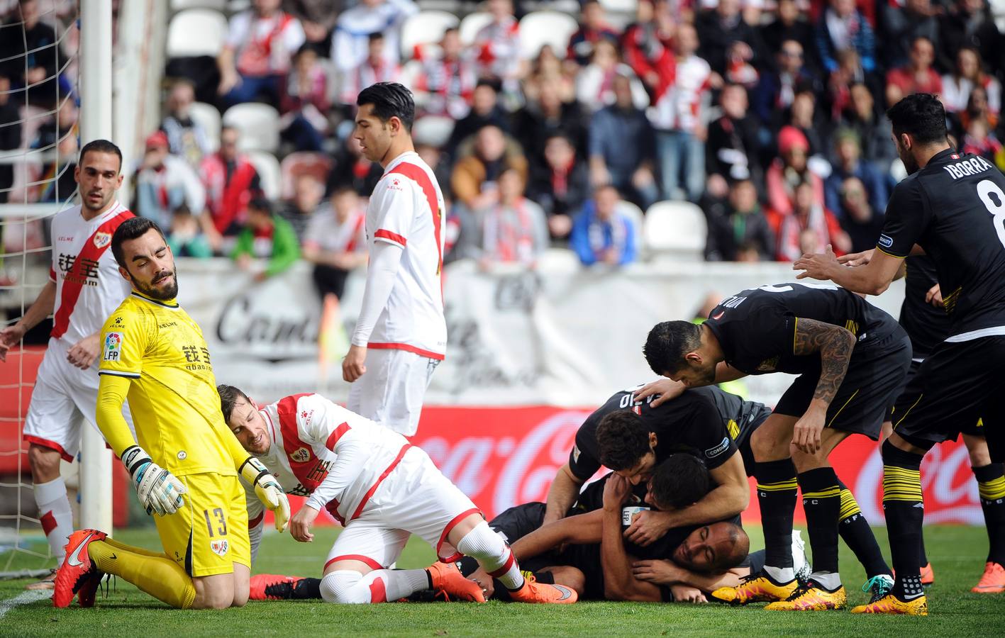 El empate del Rayo Vallecano y el Sevilla FC, en imágenes (2-2)