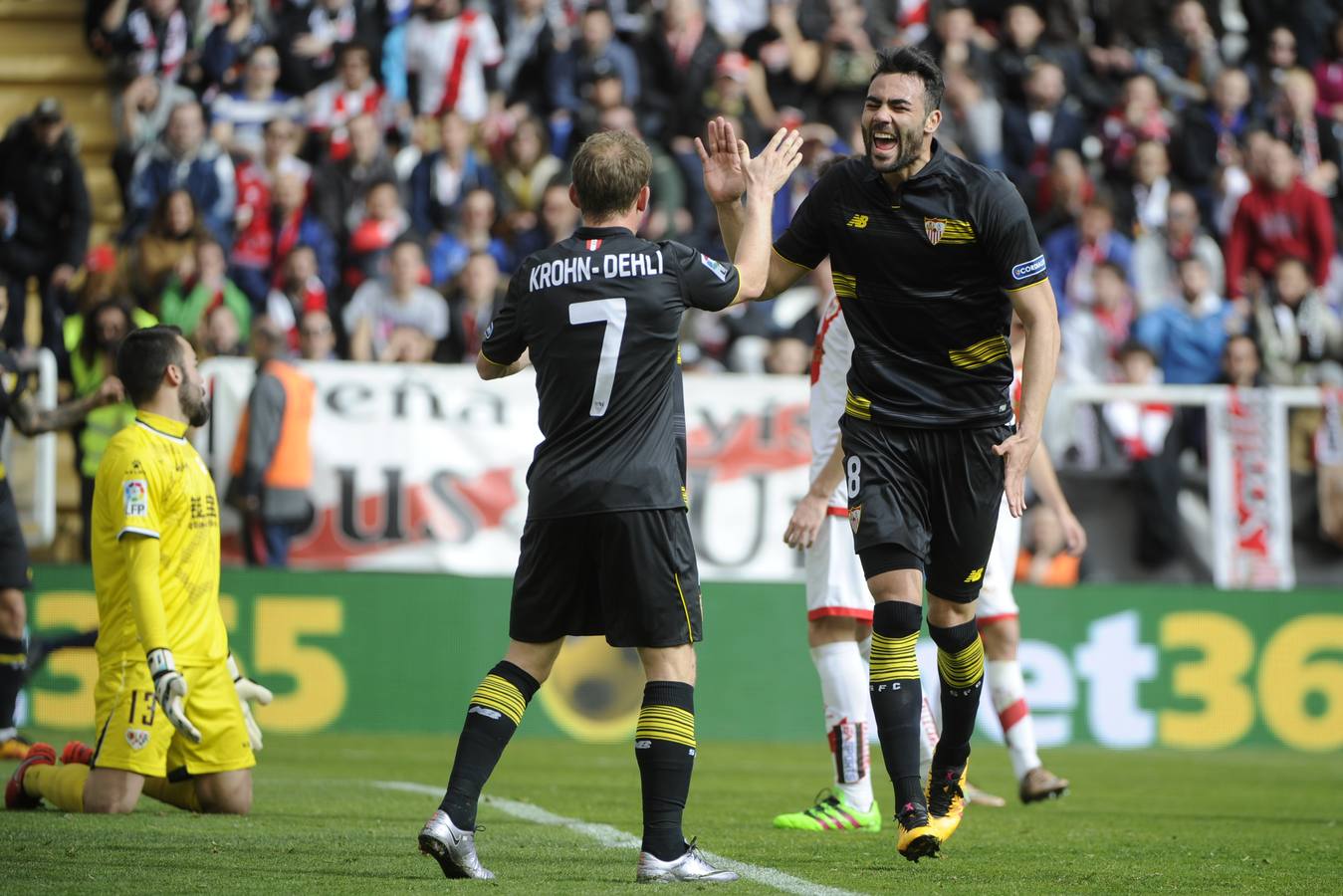 El empate del Rayo Vallecano y el Sevilla FC, en imágenes (2-2)