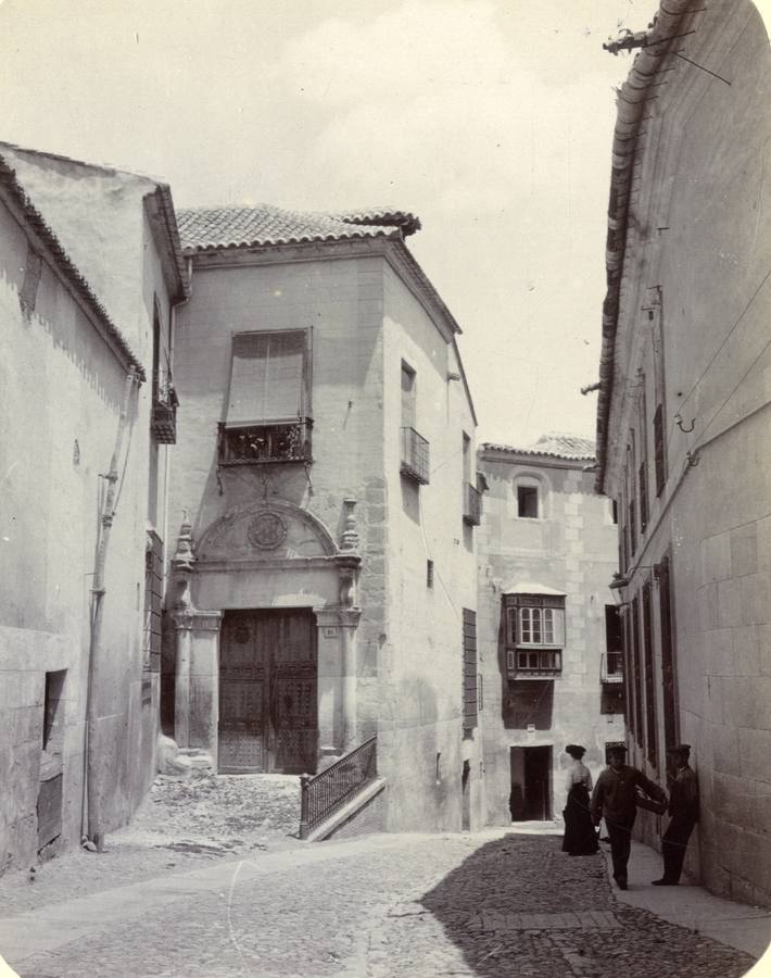 Casona de los Oñate hacia 1905. Foto Archivo Municipal de Toledo. 