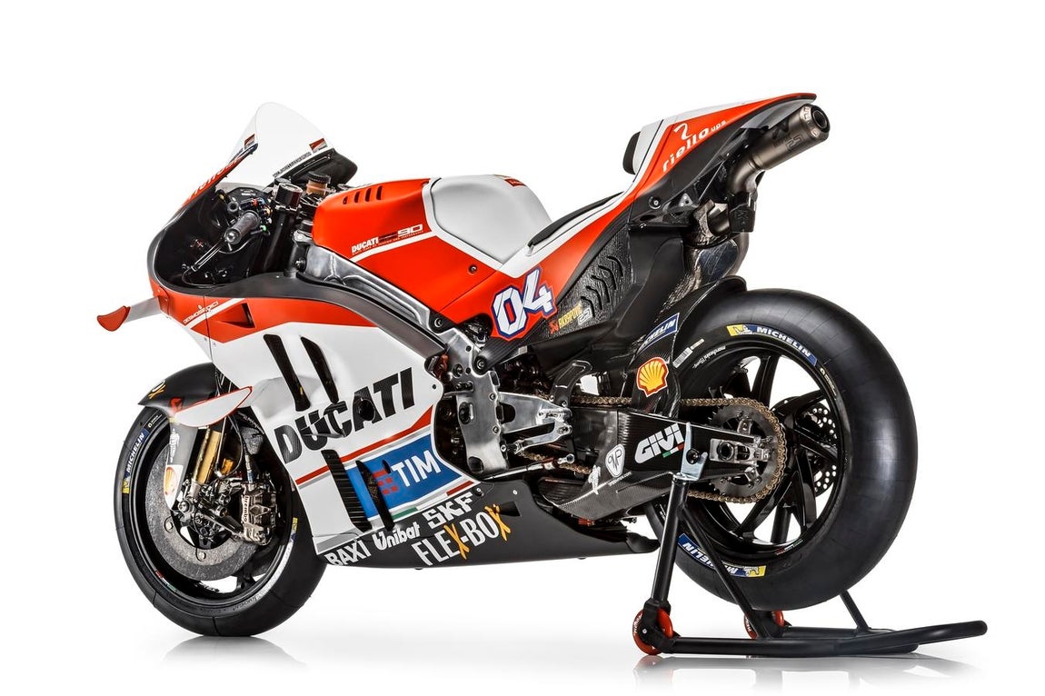 La Ducati Desmosedici GP16, al detalle