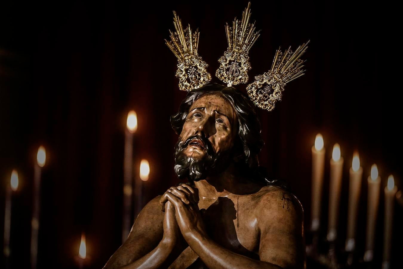 Triana, a los pies de Nuestro Padre Jesús de las Penas de la Estrella