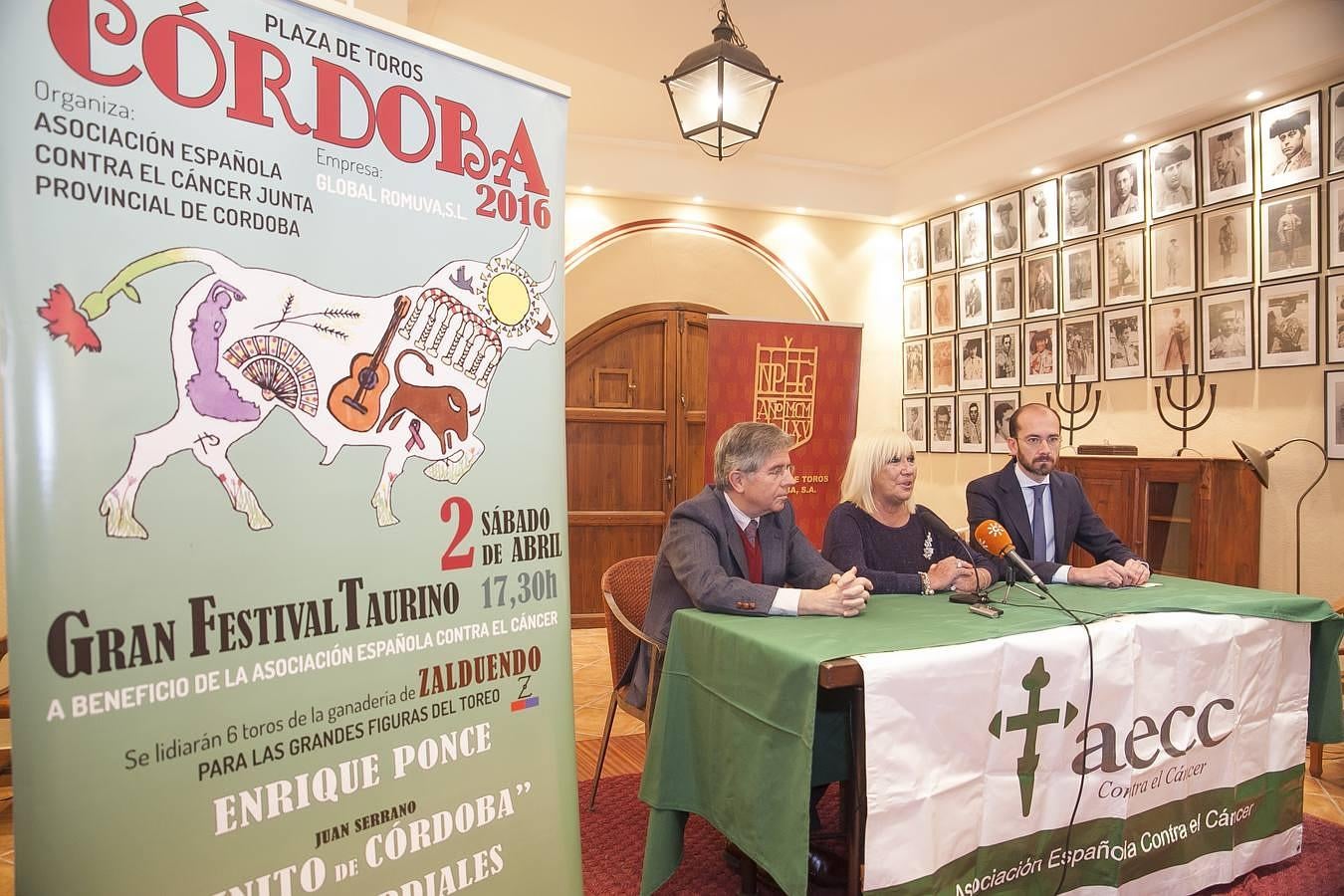 La AECC presenta el Cartel de la corrida benéfica contra el cáncer